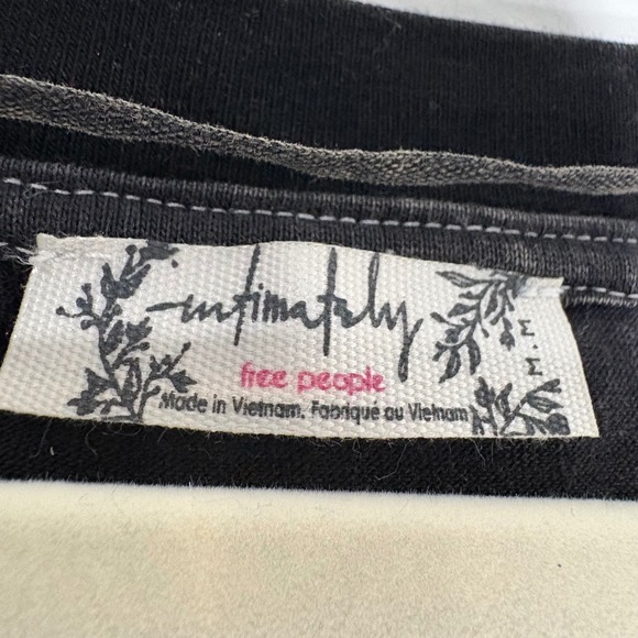 Intimately Free People Slub Knit Cozy Girl Bodysuit Size Medium Oversized NWT - Picture 6 of 11